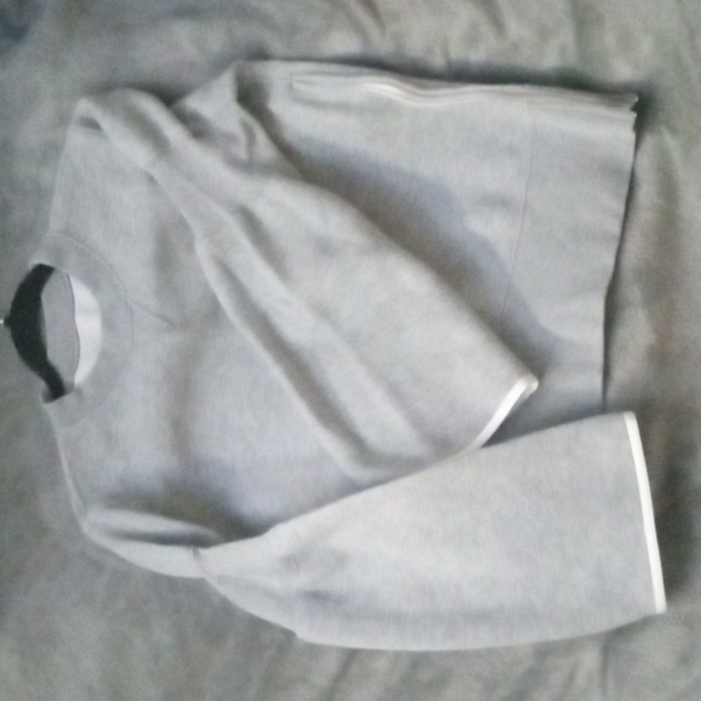 Sacai bell sleeve zipper accent sweater